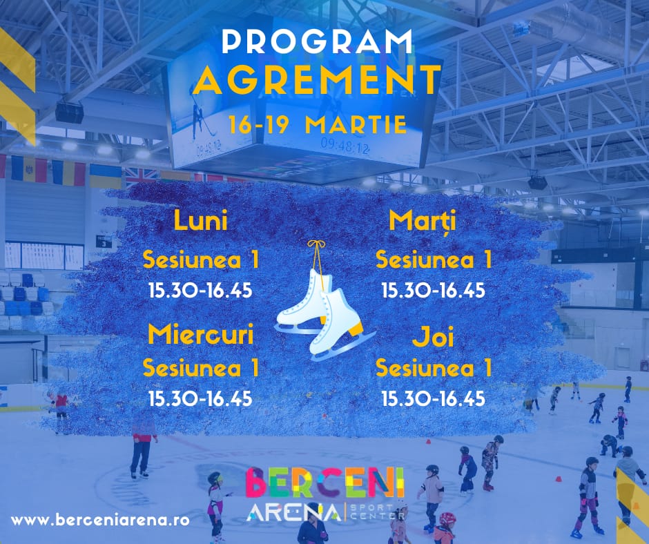 Program agrement perioada 16-19 Martie