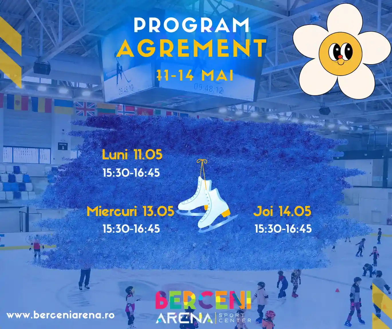 Program agrement perioada 11-14 mai 2026